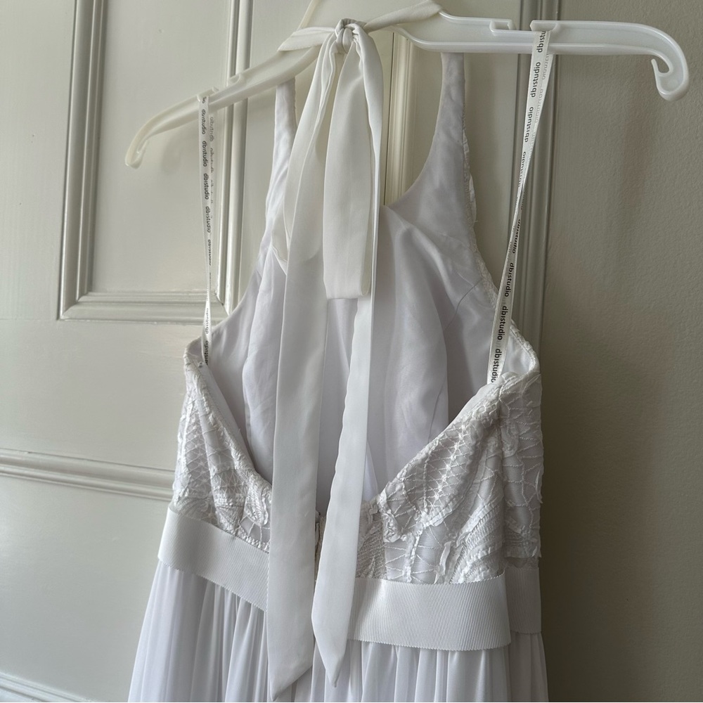 David’s Bridal Db Studio | Chiffon A-Line With La… - image 4